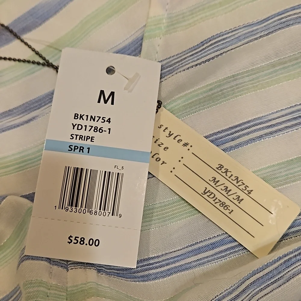 NWT - Cupio Striped Blouse - Picture 10 of 11
